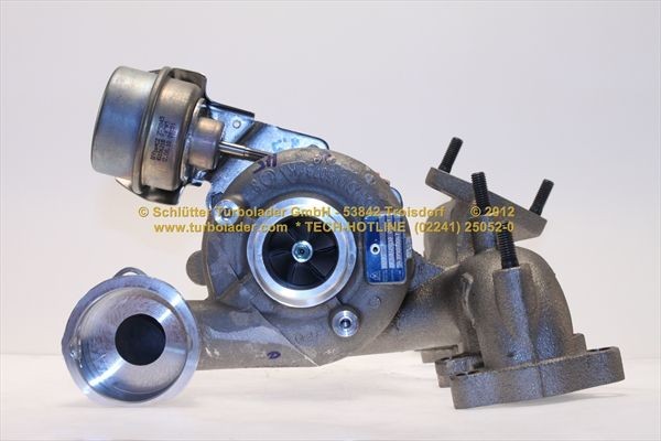 SCHLÜTTER TURBOLADER 172-07050: Turbod ilma paigaldus-/kinnitusmaterjalita Original NEW BorgWarner Turbocharger