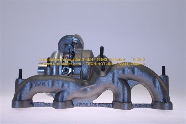 SCHLÜTTER TURBOLADER 172-07070: Turbod ilma paigaldus-/kinnitusmaterjalita Original NEW BorgWarner Turbocharger