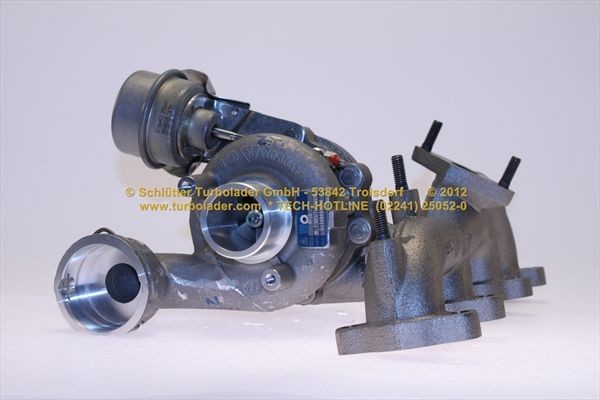 SCHLÜTTER TURBOLADER 172-07080: Turbod ilma paigaldus-/kinnitusmaterjalita Original NEW BorgWarner Turbocharger
