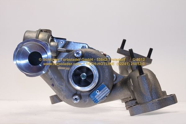 SCHLÜTTER TURBOLADER 172-07090: Turbod ilma paigaldus-/kinnitusmaterjalita Original NEW BorgWarner Turbocharger