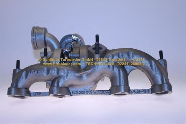 SCHLÜTTER TURBOLADER 172-07110: Turbod ilma paigaldus-/kinnitusmaterjalita Original NEW BorgWarner Turbocharger