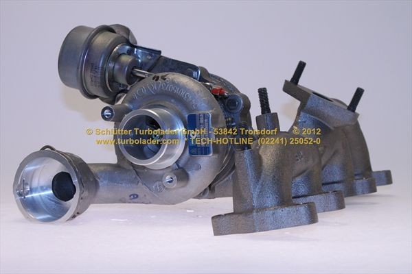 SCHLÜTTER TURBOLADER 172-07151: Turbod ilma paigaldus-/kinnitusmaterjalita Original NEW BorgWarner Turbocharger