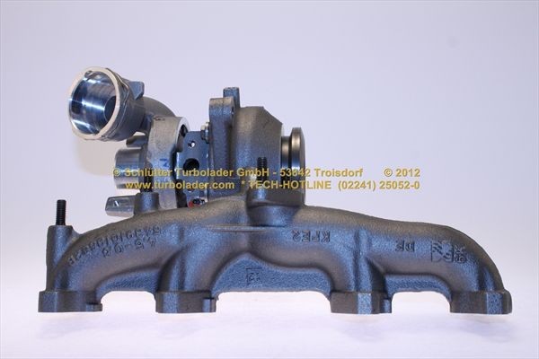 SCHLÜTTER TURBOLADER 172-09230: Turbod ilma paigaldus-/kinnitusmaterjalita Original NEW BorgWarner Turbocharger