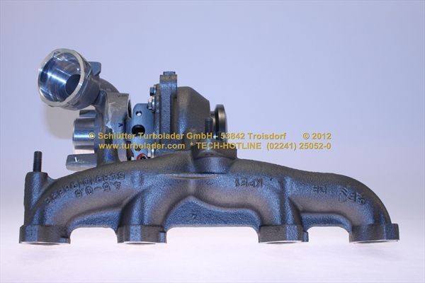 SCHLÜTTER TURBOLADER 172-11650: Turbokompresorius be papildomos / tvirtinimo medžiagos Original NEW BorgWarner Turbocharger