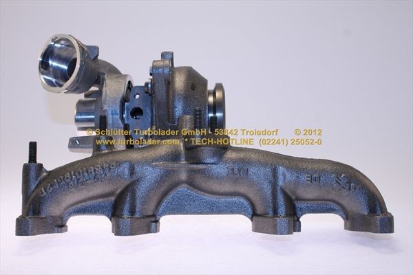 SCHLÜTTER TURBOLADER 172-12640: Turbod ilma paigaldus-/kinnitusmaterjalita Original NEW BorgWarner Turbocharger