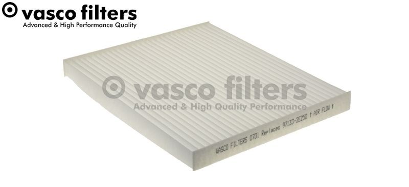 DAVID VASCO O701: Filter, salongiõhk VASCO FILTERS Partikkelfilter