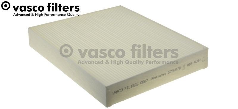 DAVID VASCO O807: Filtru, aer habitaclu VASCO FILTERS Filtru de particule