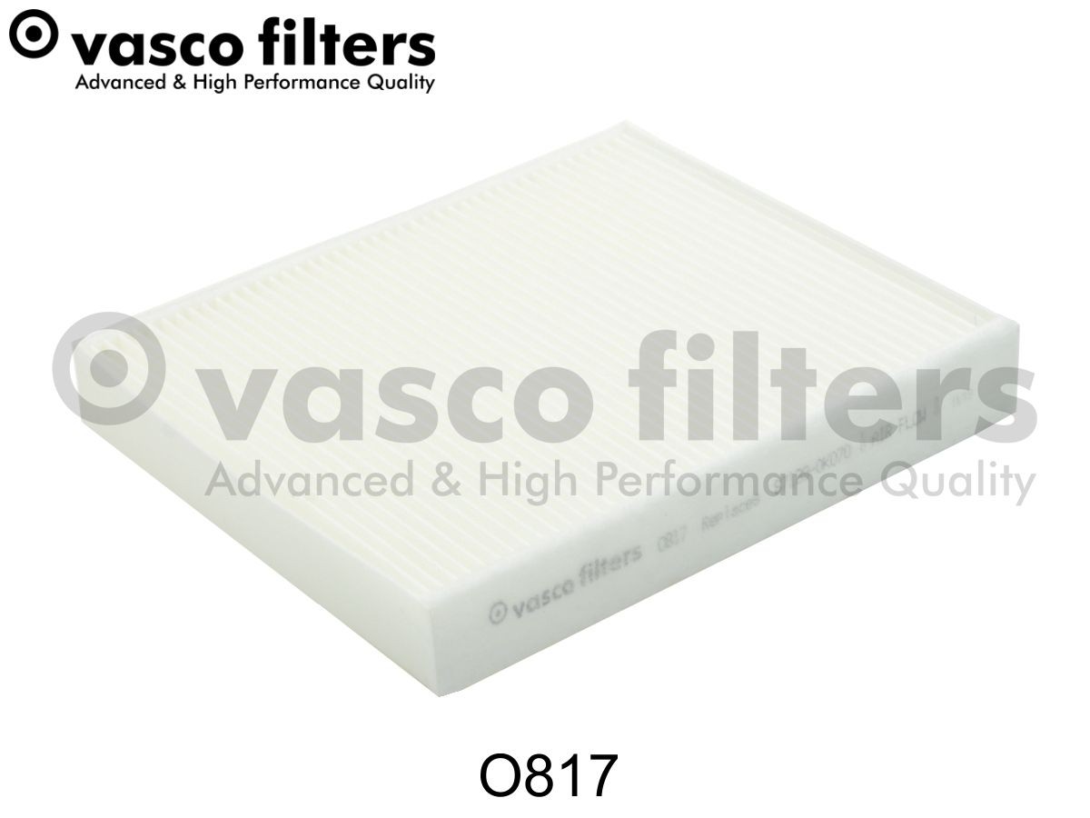 DAVID VASCO O817: Filtru, aer habitaclu VASCO FILTERS Filtru de particule