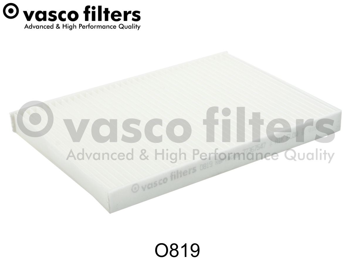 DAVID VASCO O819: Filter, salongiõhk VASCO FILTERS Partikkelfilter