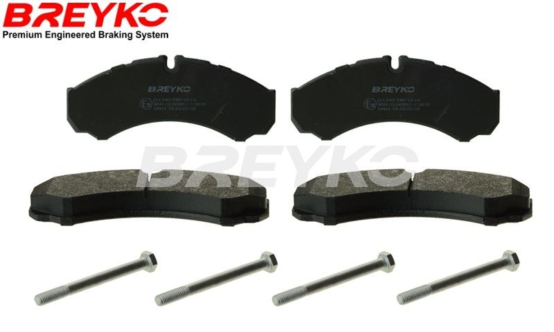 DAVID VASCO Q1345: Kit pastiglie freni BREYKO PREMIUM Assale anteriore, con spessori, con accessori, con bulloni/viti