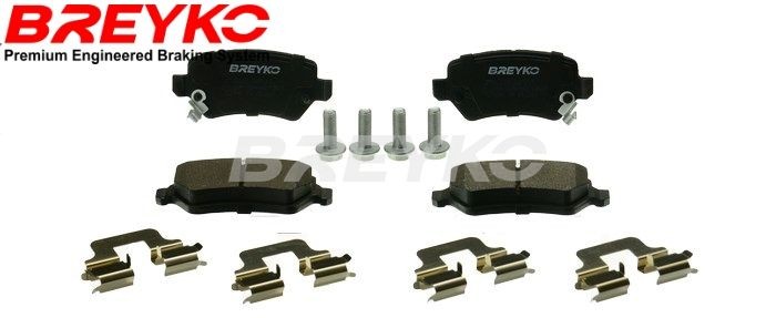 DAVID VASCO Q1515: Kit pastiglie freni BREYKO PREMIUM Assale posteriore, con spessori, con accessori, con bulloni/viti