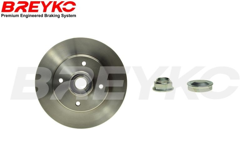 DAVID VASCO T2059: Piduriketas BREYKO Tagasild, Ø: 249mm, täis, Ø: 249mm, koos ABS-andurirõngaga, koos rattalaagri komplektiga, koos integreeritud magnetilise anduriga