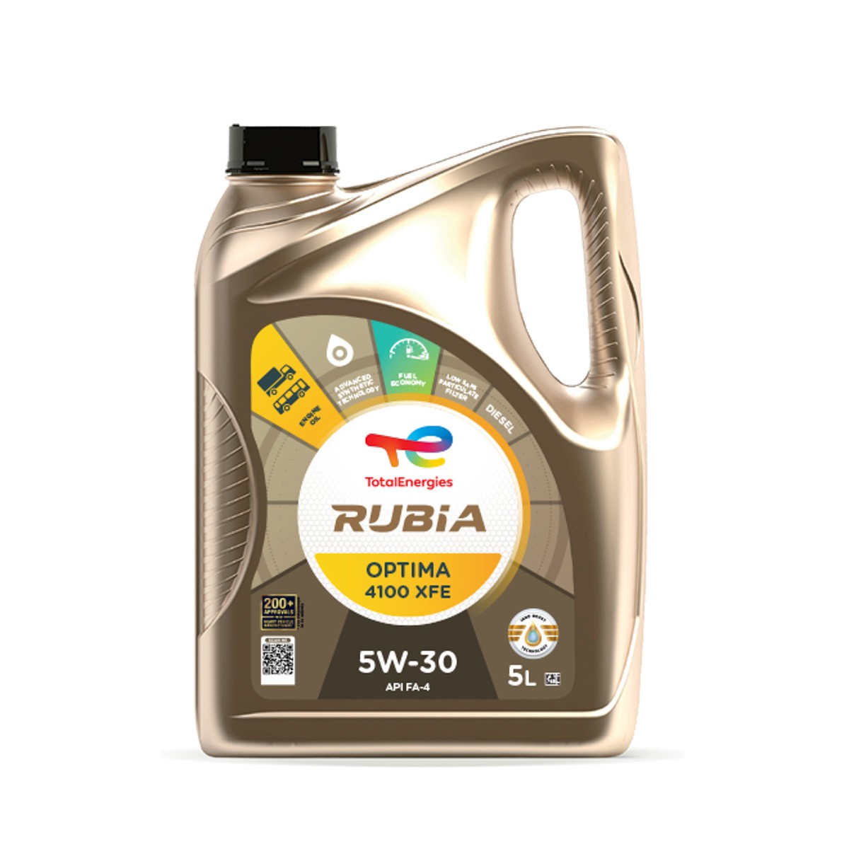 TotalEnergies 223651: Mootoriõli 5l, 5W-30 Rubia, Optima 4100 XFE