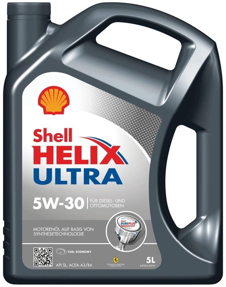 SHELL 550074366: Mootoriõli Helix Ultra 5W-30 5l, 5W-30 Helix, Ultra