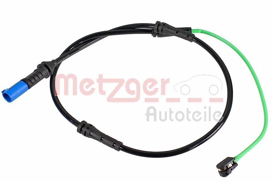 METZGER 1190403: Senzor de avertizare, uzura placute de frana GREENPARTS Axa fata stanga, Axa fata dreapta