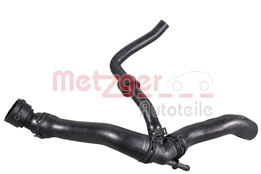 METZGER 2421974: Furtun radiator superior stanga, fara carcase