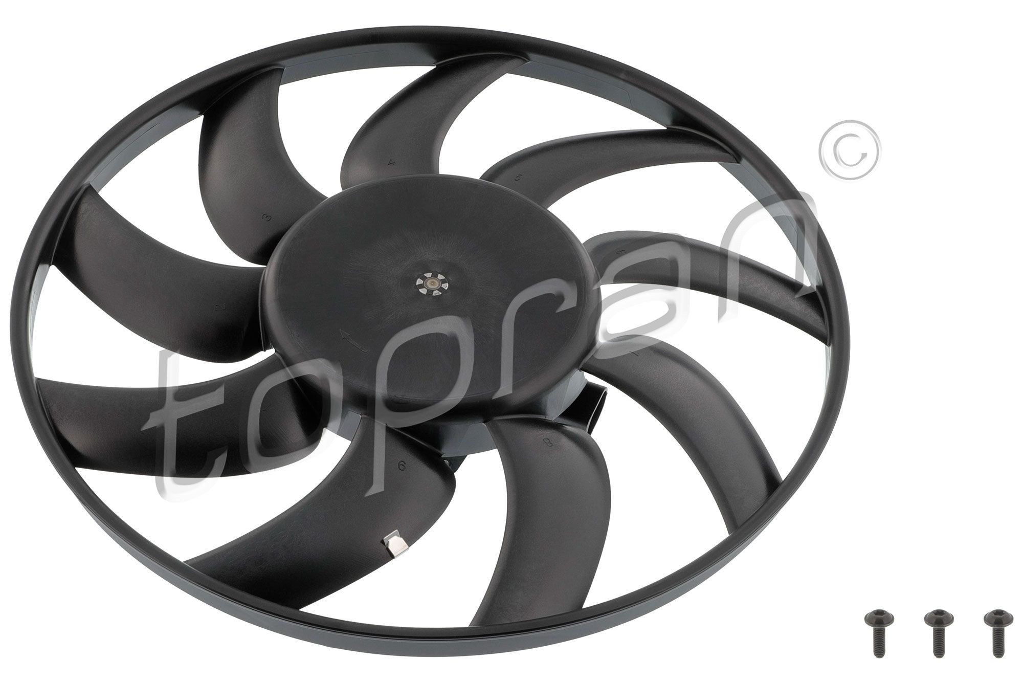 TOPRAN 113 817: Ventilator, radiator 400mm