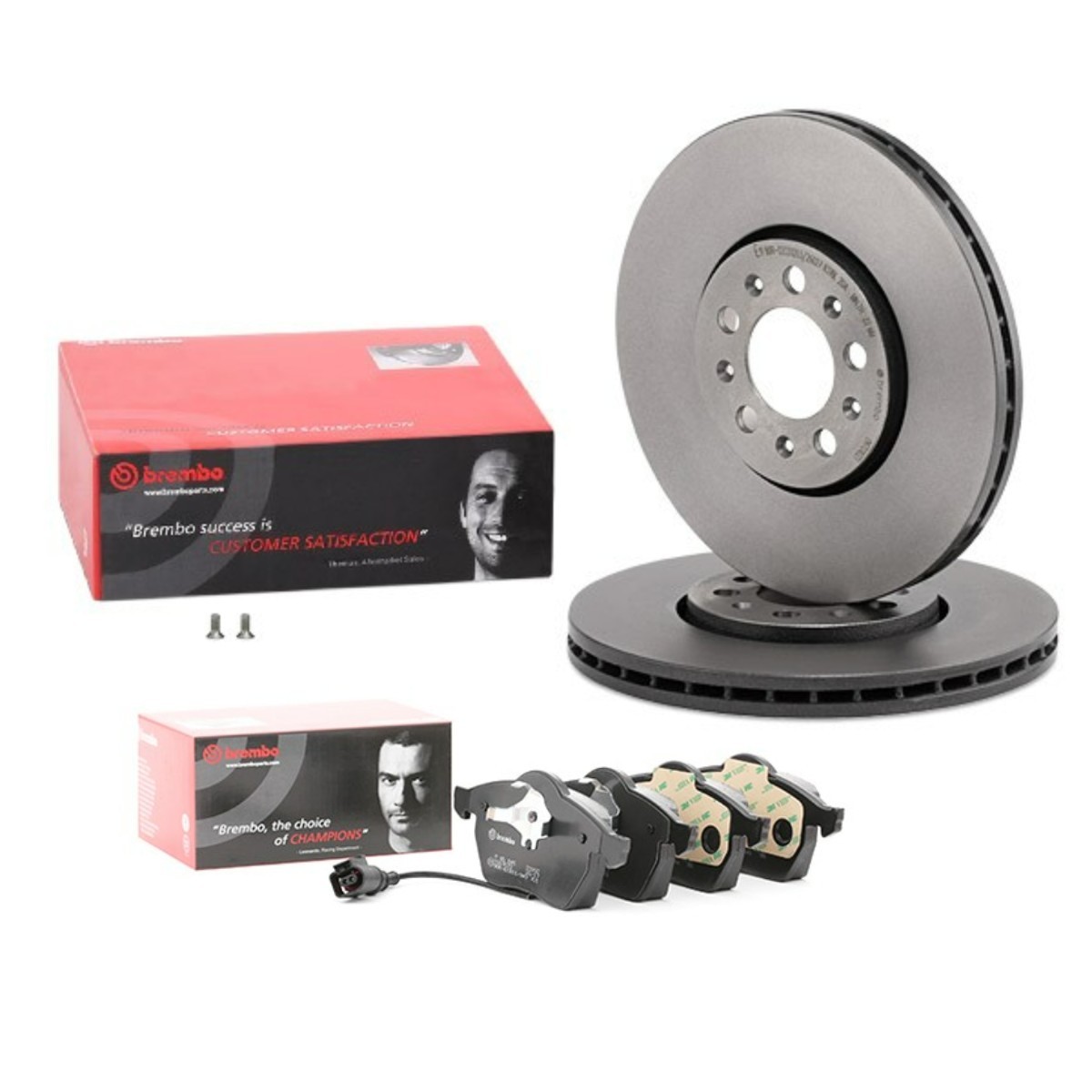 BREMBO BRB3405N0069: Pidurikomplekt, ketaspidur Ø: 288mm, sisemine õhutus COATED DISC LINE