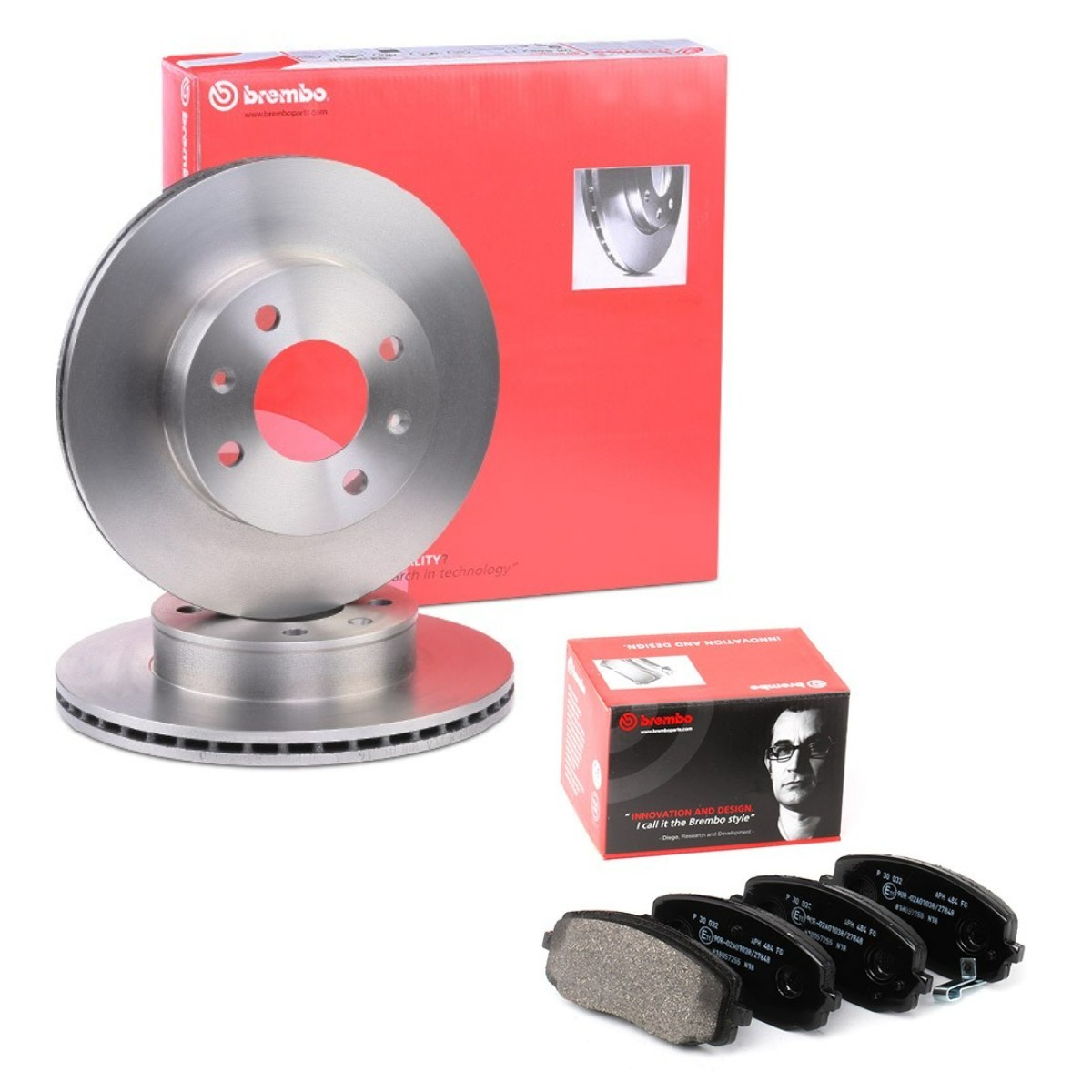 BREMBO BRB3405N0081: Bremžu komplekts, Disku bremzes Ø: 241mm, ar iekšējo ventilāciju