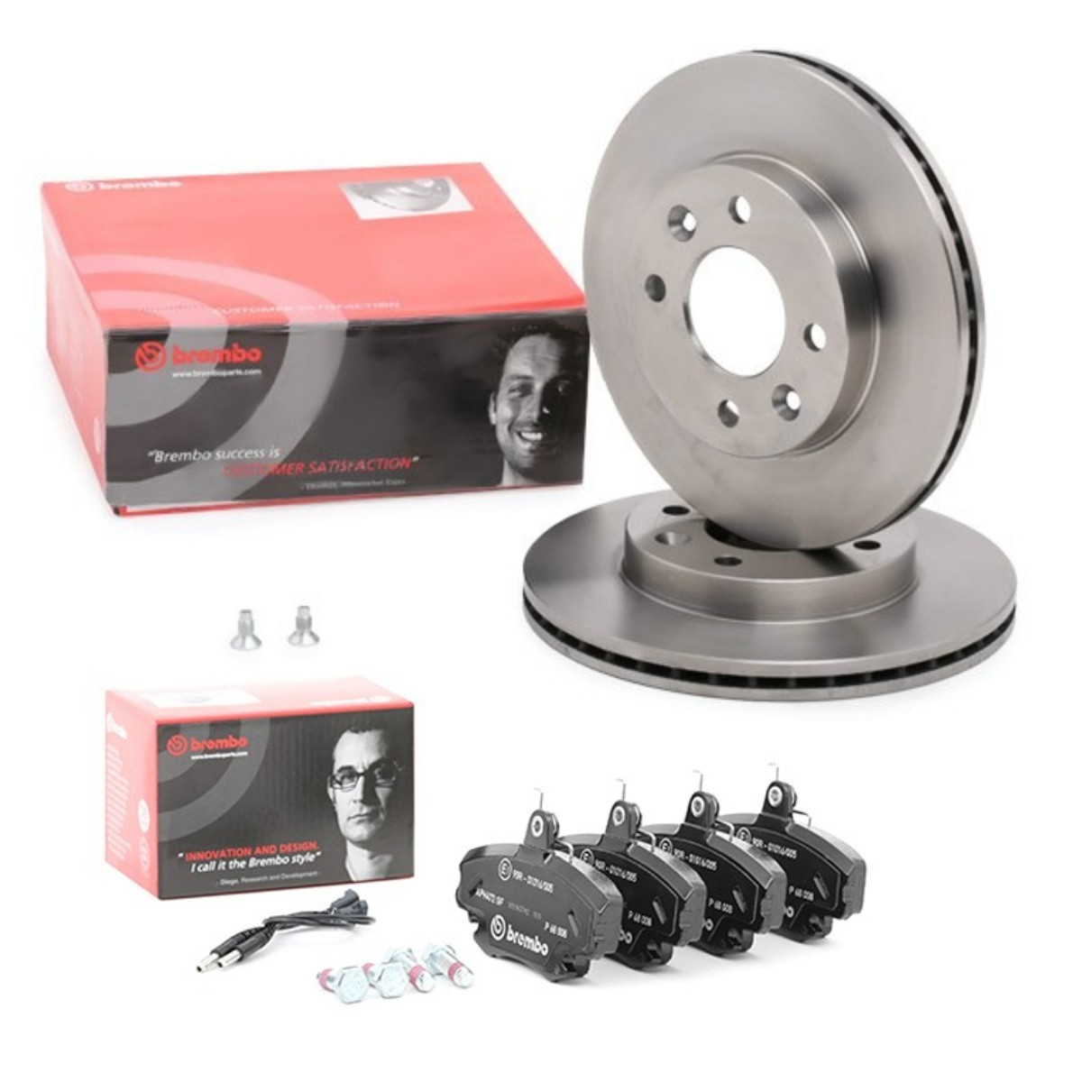 BREMBO BRB3405N0084: Pidurikomplekt, ketaspidur Ø: 238mm, sisemine õhutus