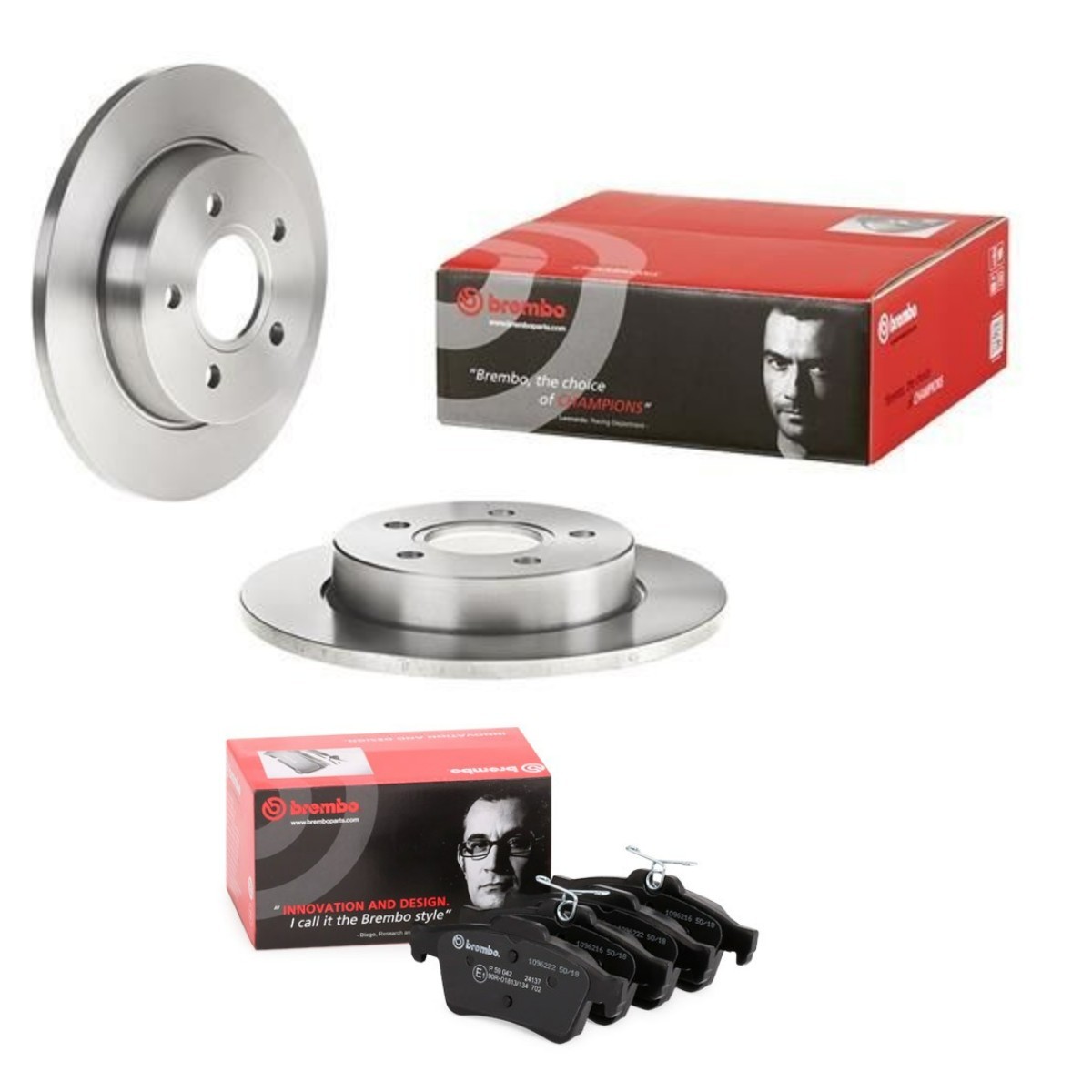 BREMBO BRB3405N0087: Pidurikomplekt, ketaspidur Ø: 265mm, täis