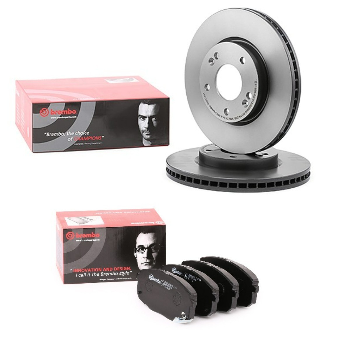 BREMBO BRB3405N0092: Souprava brzd, koutocova brzda R: 280mm, vnitřně větráno