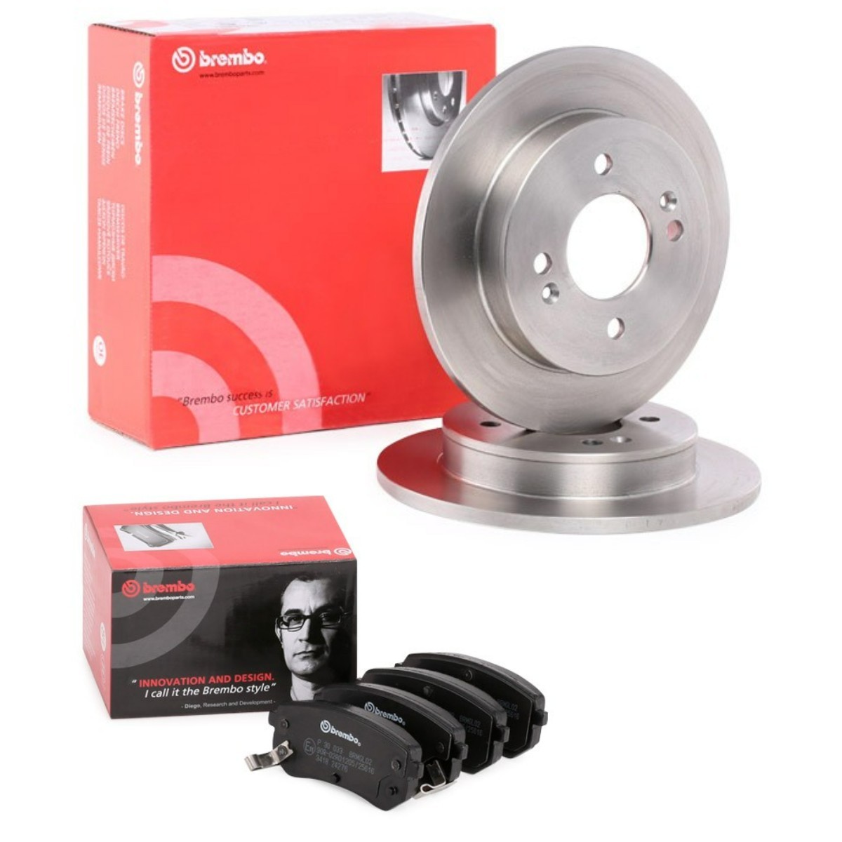 BREMBO BRB3405N0095: Pidurikomplekt, ketaspidur Ø: 234mm, täis