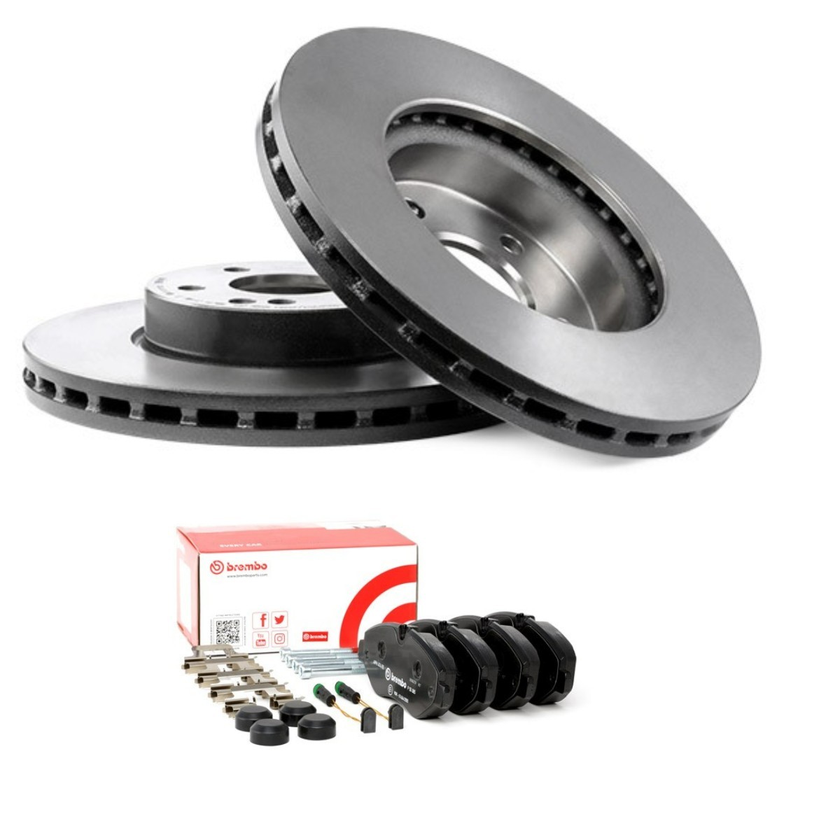 BREMBO BRB3405N0153: Pidurikomplekt, ketaspidur Ø: 300mm, sisemine õhutus