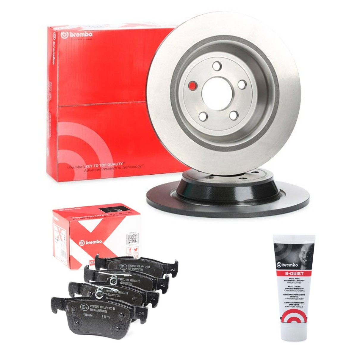 BREMBO BRB3405N0184: Pidurikomplekt, ketaspidur Ø: 316mm, täis COATED DISC LINE