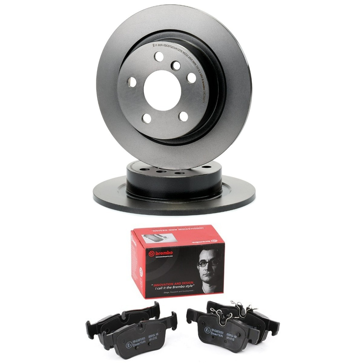 BREMBO BRB3405N0371: Pidurikomplekt, ketaspidur Ø: 280mm, täis
