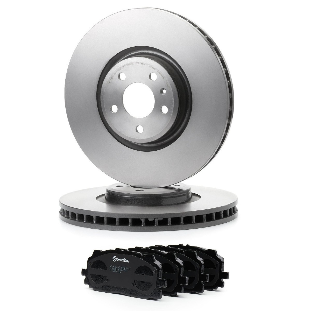 BREMBO BRB3405N0417: Pidurikomplekt, ketaspidur Ø: 349mm, sisemine õhutus