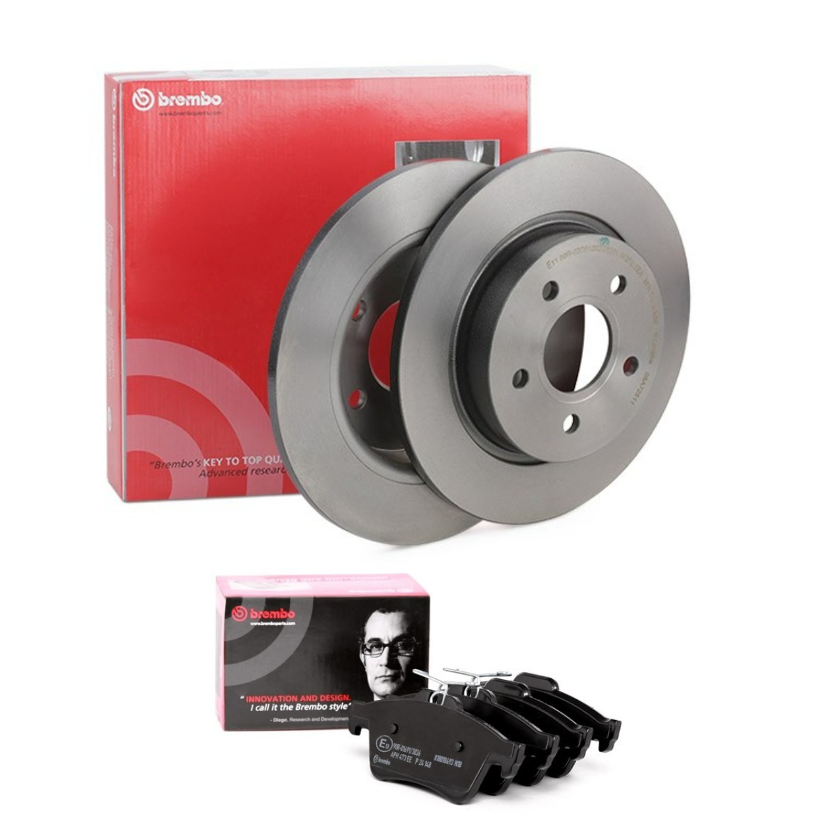 BREMBO BRB3405N0418: Pidurikomplekt, ketaspidur Ø: 271mm, täis COATED DISC LINE