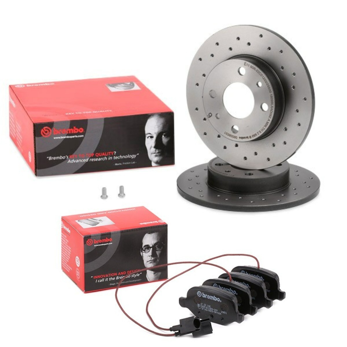 BREMBO BRB3405N0437: Pidurikomplekt, ketaspidur Ø: 240mm, täis, perforeeritud COATED DISC LINE
