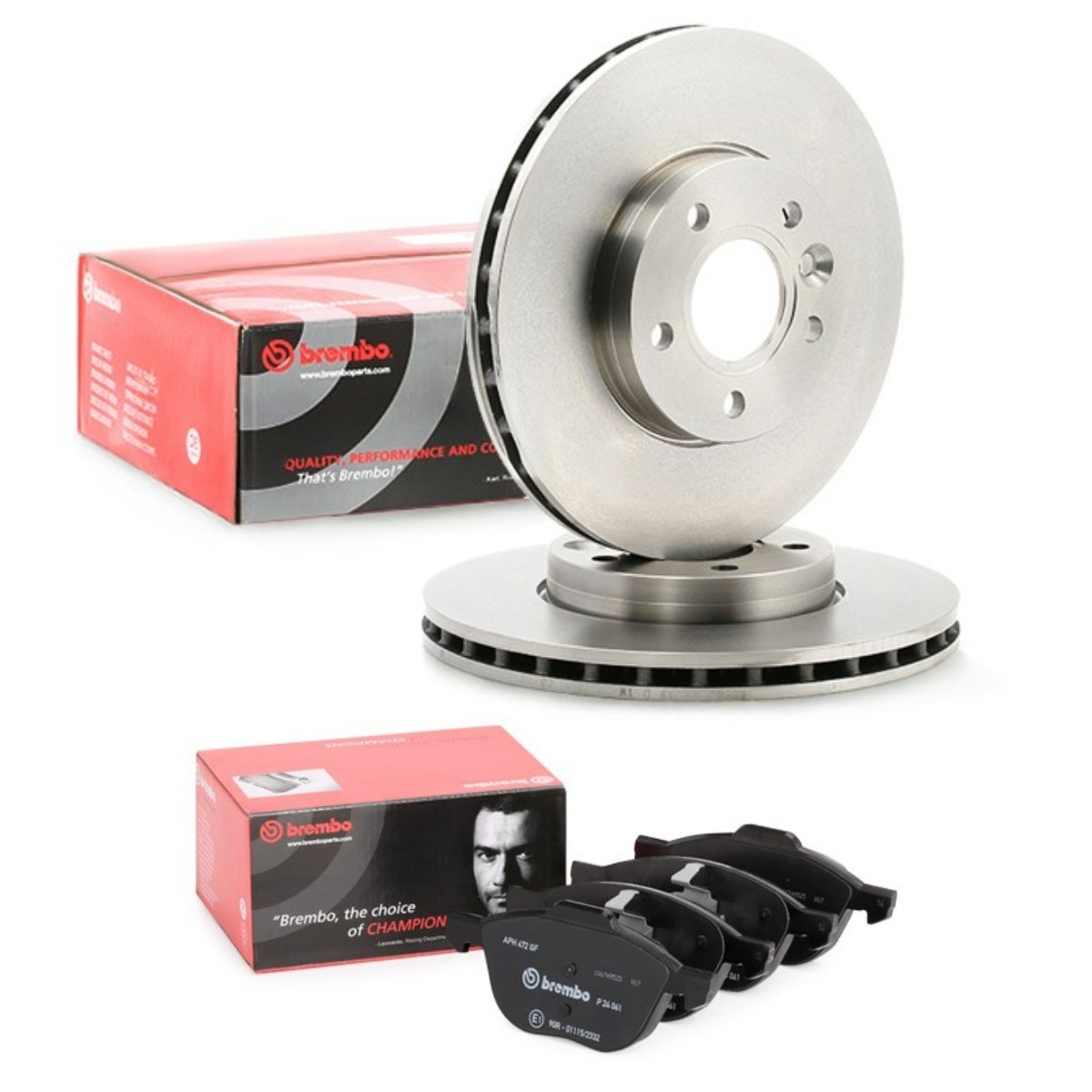 BREMBO BRB3405N0439: Pidurikomplekt, ketaspidur Ø: 278mm, sisemine õhutus