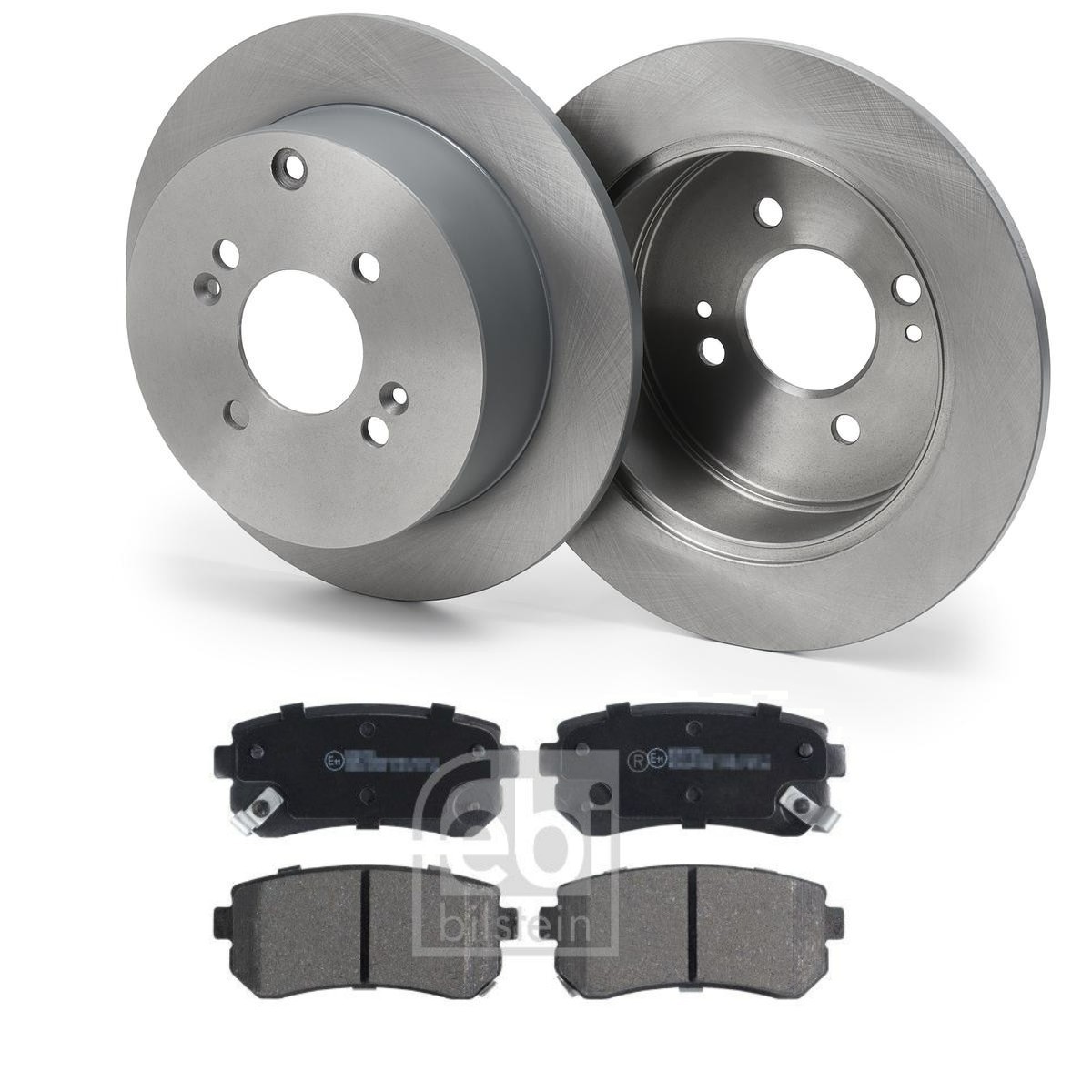 FEBI BILSTEIN FBL3405N0100: Pidurikomplekt, ketaspidur Tagasild, Ø: 262mm, täis