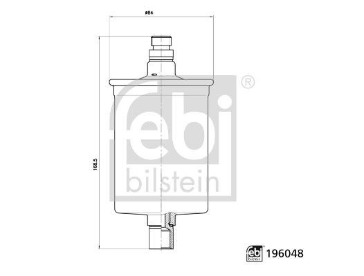FEBI BILSTEIN 196048: Filtru combustibil