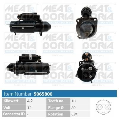 MEAT & DORIA 5065800: Käynnistysmoottori 4,2kW