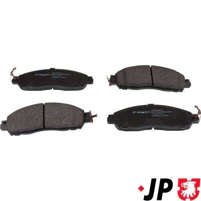 JP GROUP 4063604910: Piduriklotsid JP Esisild, koos kokkusurumisvastase plekiga