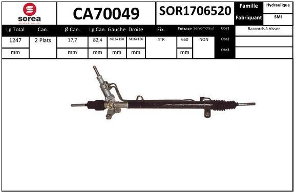 EAI CA70049: Casetă de direcție