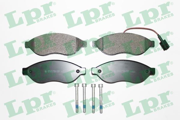 LPR 05P1287: Piduriklotsid koos kruvidega