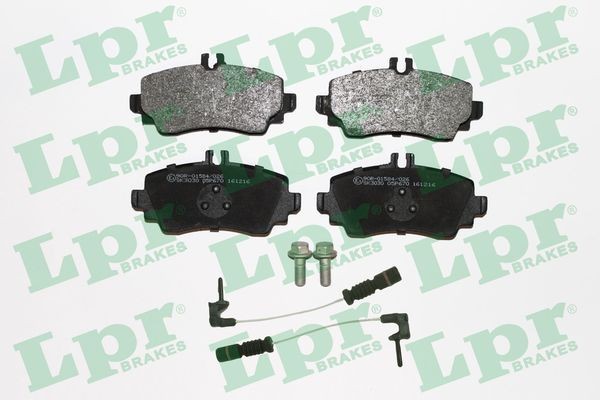 LPR 05P670A: Plaquettes de frein avec vis/boulons