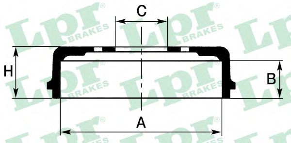 LPR 7D0283: Piduritrummel 228,6mm