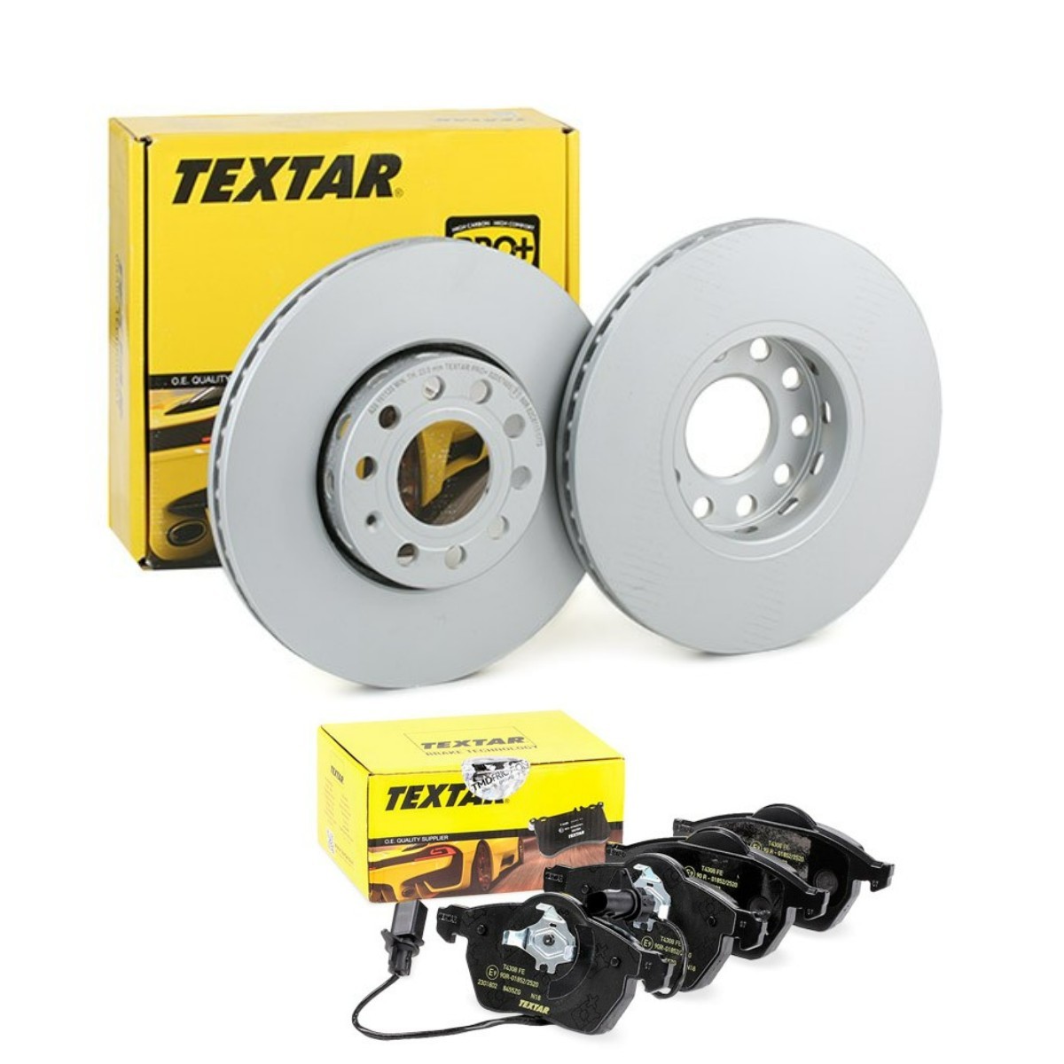 TEXTAR TXR3405N0034: Set frana, frana disc Ř: 288mm, ventilat exterior PRO+