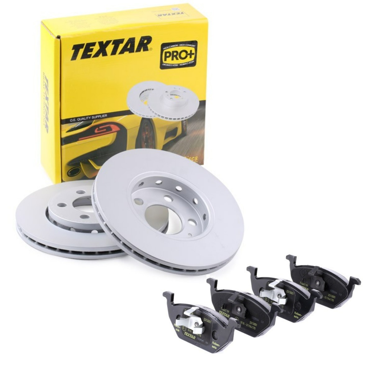 TEXTAR TXR3405N0044: Pidurikomplekt, ketaspidur Ø: 256mm, välisõhutus PRO+
