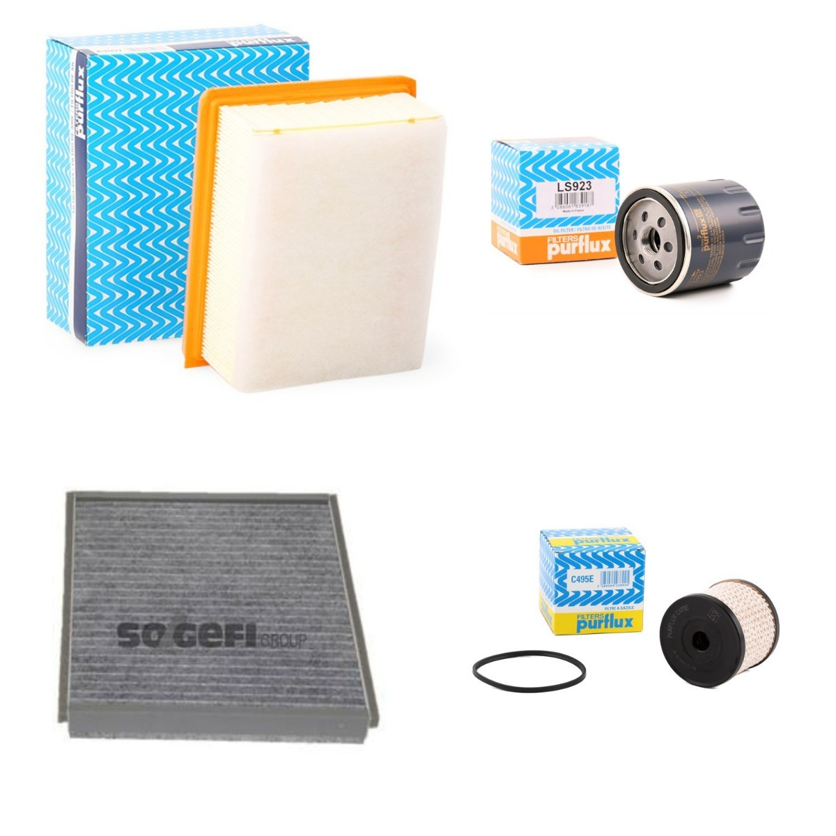 PURFLUX PFX4055N0065: Filter-komplekt