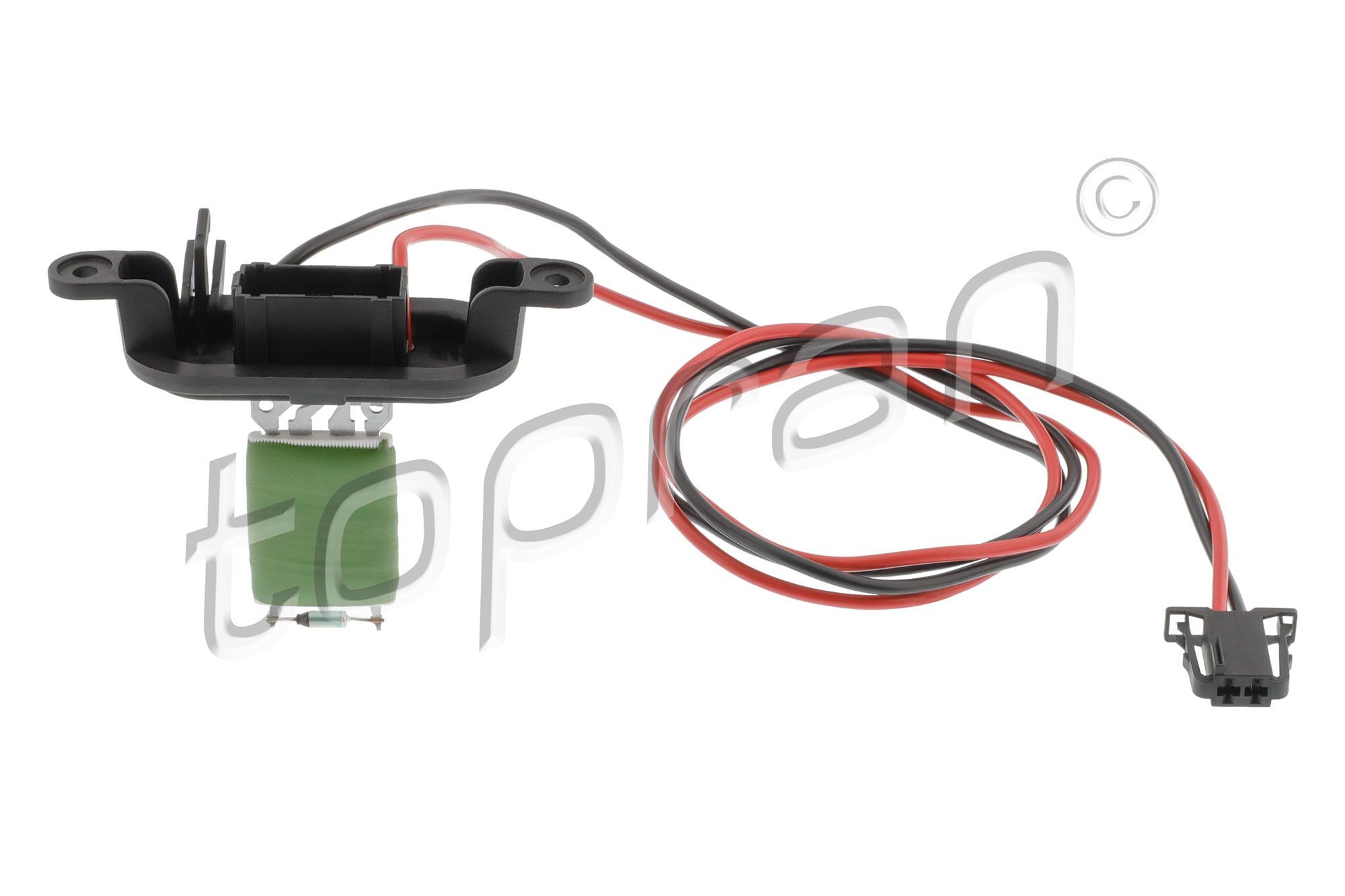 TOPRAN 702 818: Rezistor, ventilator habitaclu cu cablu