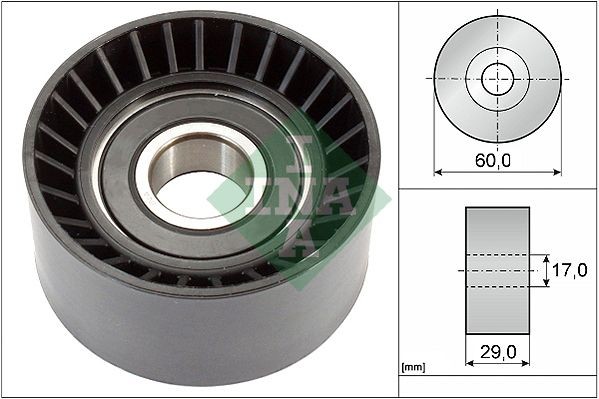 INA 532 0364 20: Løpehjul, vifterem Ø: 60mm