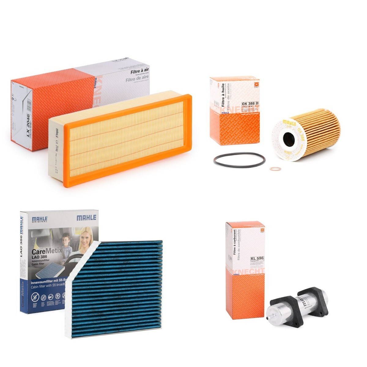 MAHLE ORIGINAL MHL4055N0016: Filter-komplekt