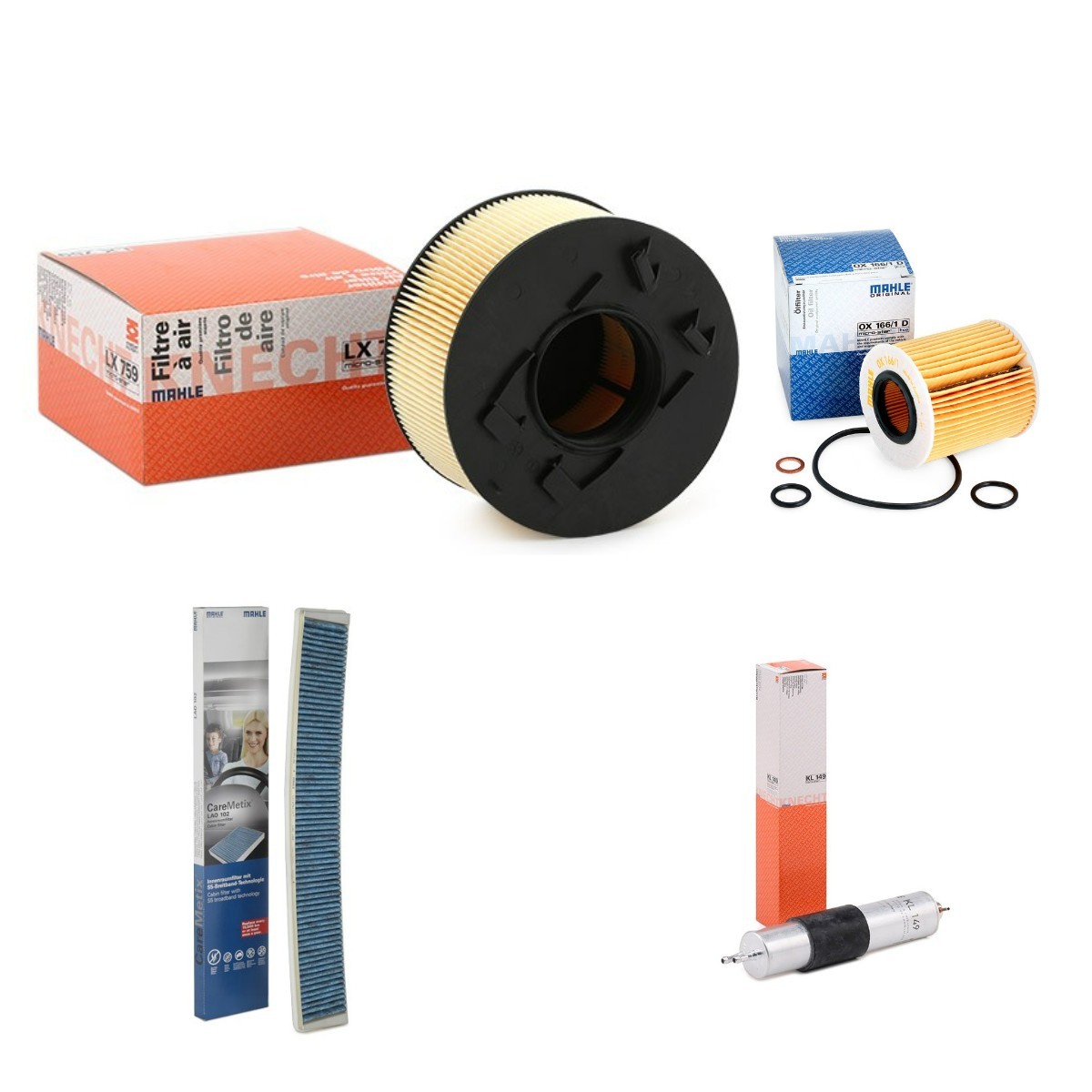 MAHLE ORIGINAL MHL4055N0096: Filter-komplekt