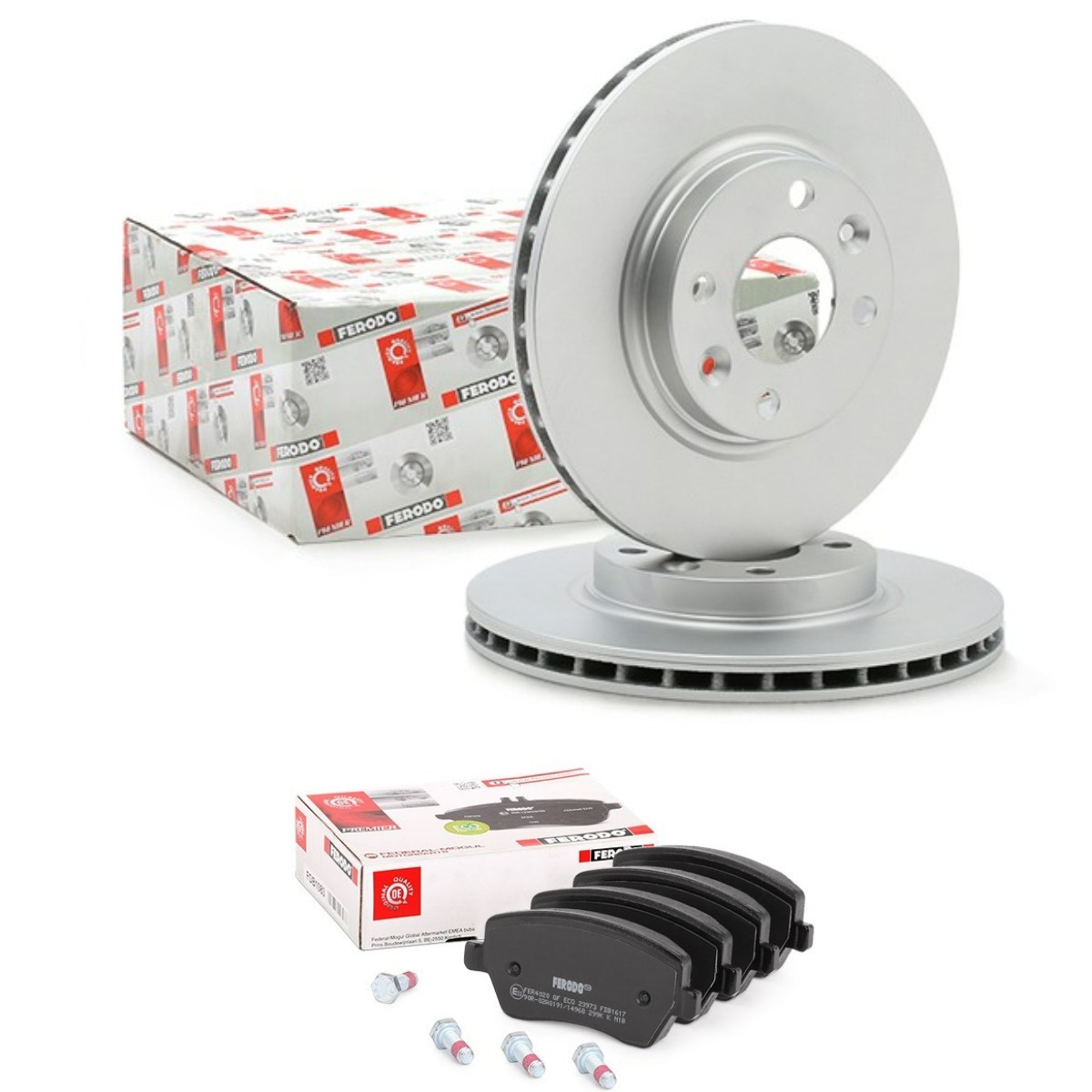 FERODO FRD3405N0022: Pidurikomplekt, ketaspidur Ø: 258mm, õhutusega
